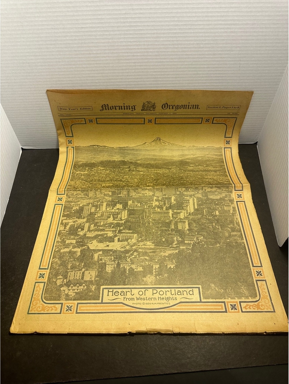 1925 Morning Oregonian New Year’s Edition Portland Oregon Section 2